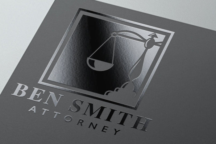 Logo Design lawyer law office attorney at law branding design