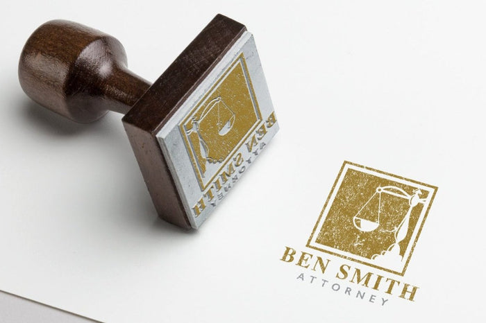 Logo Design lawyer law office attorney at law branding design