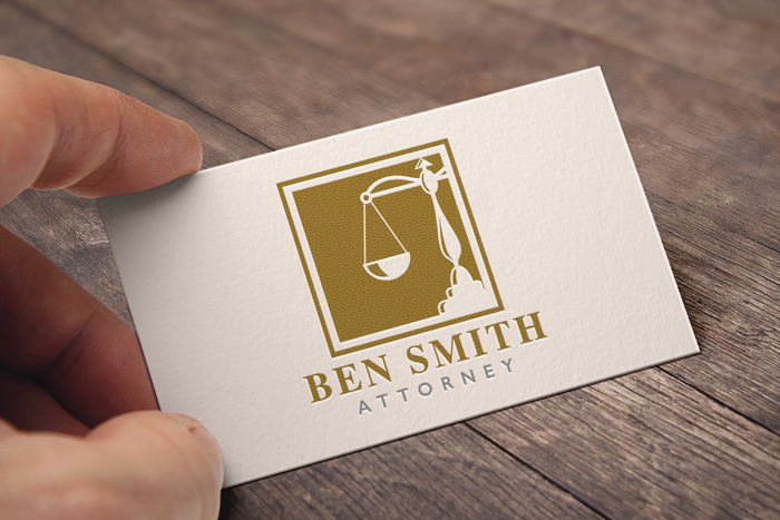 Logo Design lawyer law office attorney at law branding design
