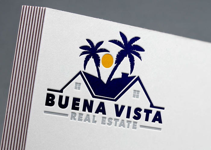 Realtor Logo Design | Real Estate Logo | Palm Tree Design | Realty Logo Design | House Design | Beach Logo | Real Estate Business | Home Logo Design