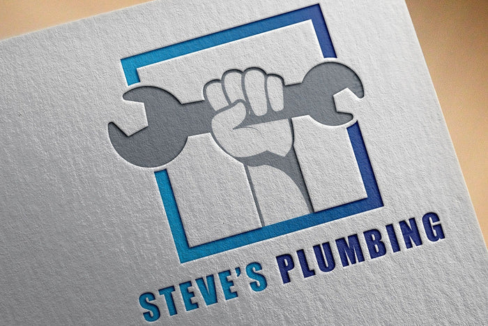 Logo Design - Plumbing Logo | Plumbing Services Logo | Plumber Logo | Wrench Design