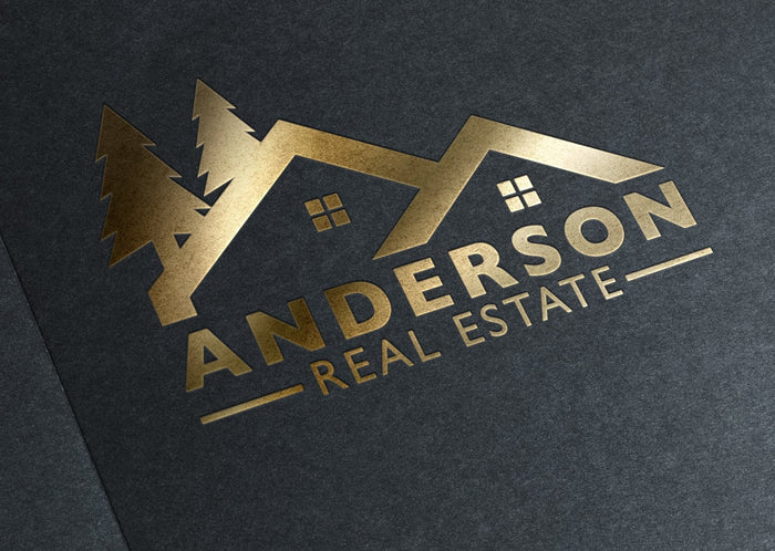Logo Design Real Estate Realtor Property Management Construction Roofing Tree