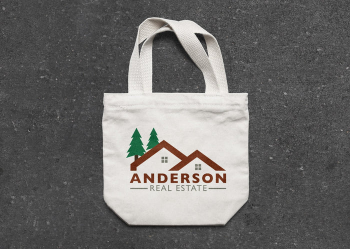 Logo Design Real Estate Realtor Property Management Construction Roofing Tree
