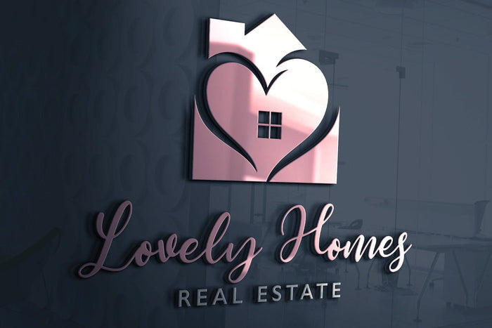 Logo Design | Realtor Logo | Real Estate Logo | Professional Logo | Real Estate Design | House Logo | Home Logo | Heart Design