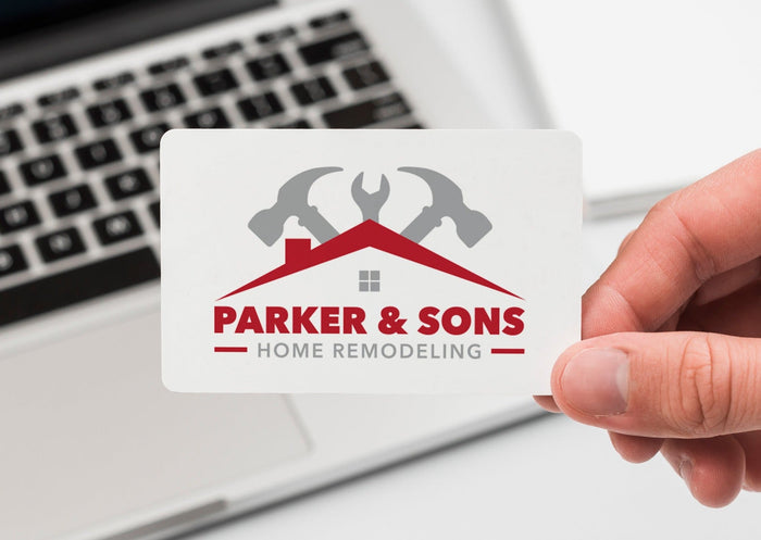 Logo Design - Construction Company | Roofing Business | Hammer Design | Roof | House Design