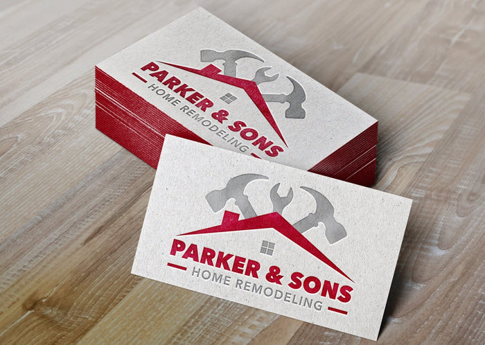 Logo Design - Construction Company | Roofing Business | Hammer Design | Roof | House Design
