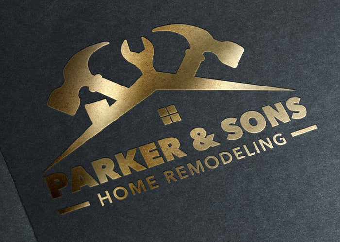 Logo Design - Construction Company | Roofing Business | Hammer Design | Roof | House Design
