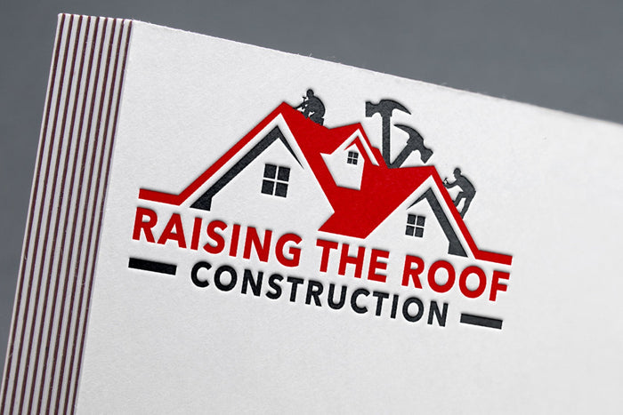 Logo Design - Roofing Business Logo | Construction Logo Design | Roofer Logo | Home Repair Business Logo Design