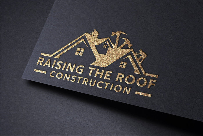 Logo Design - Roofing Business Logo | Construction Logo Design | Roofer Logo | Home Repair Business Logo Design