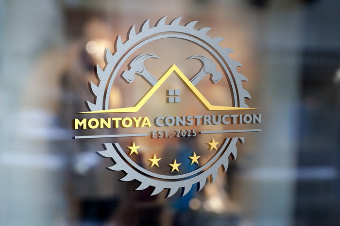Logo Design - Construction Business Logo Design | Roofing Logo | Home Repair Logo | Handyman Logo