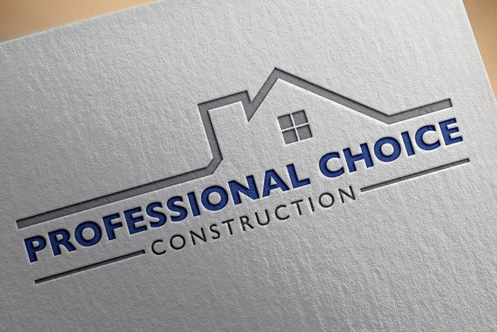 Logo Design - Construction Logo | Roofing Business Logo | Real Estate Business | House Design