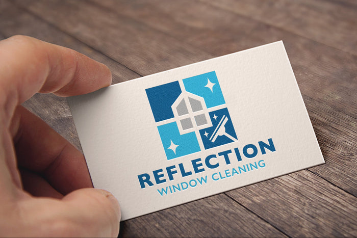Window Cleaning Business Logo Design | Window Services Logo | House Cleaning Logo | Window Cleaning Logo Design | Cleaning Services Logo