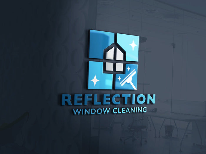 Window Cleaning Business Logo Design | Window Services Logo | House Cleaning Logo | Window Cleaning Logo Design | Cleaning Services Logo