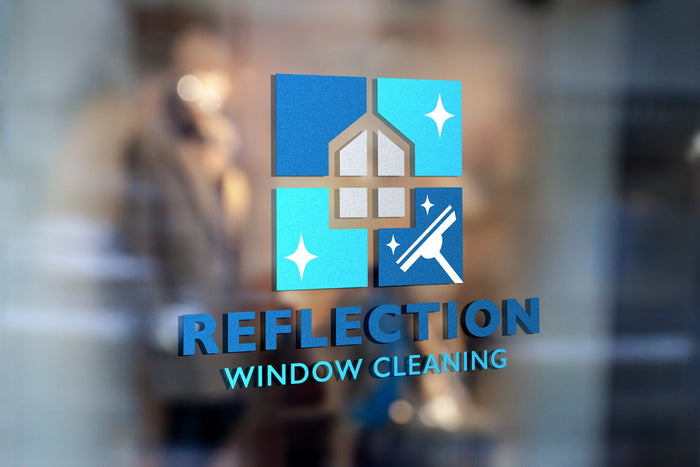 Window Cleaning Business Logo Design | Window Services Logo | House Cleaning Logo | Window Cleaning Logo Design | Cleaning Services Logo