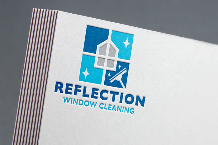 Window Cleaning Business Logo Design | Window Services Logo | House Cleaning Logo | Window Cleaning Logo Design | Cleaning Services Logo