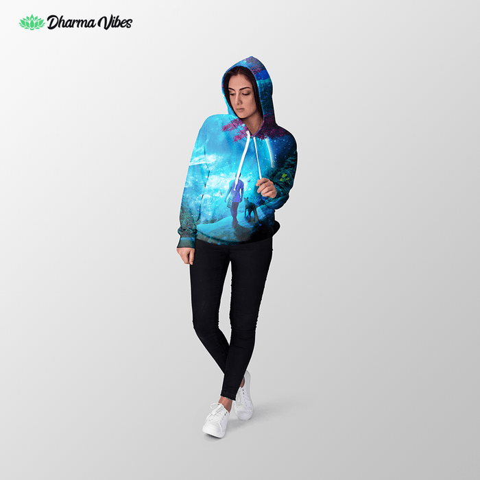 Lost Sky by Cameron Gray Visionary Hoodie