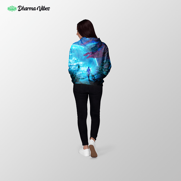 Lost Sky by Cameron Gray Visionary Hoodie
