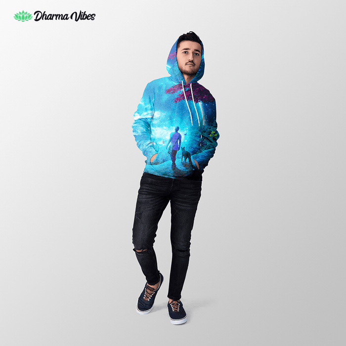 Lost Sky by Cameron Gray Visionary Hoodie