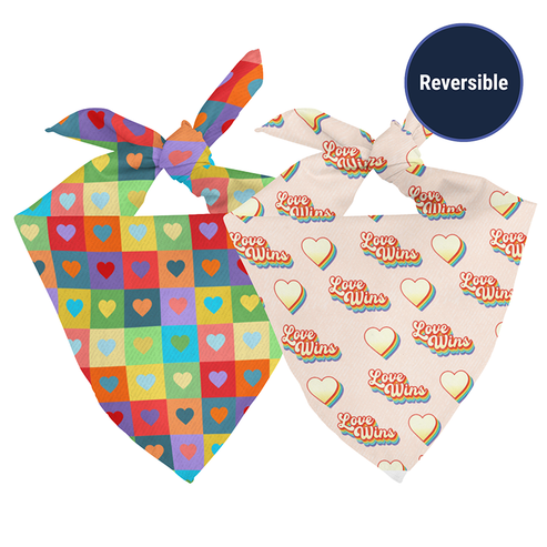 Love Wins Dog Bandana
