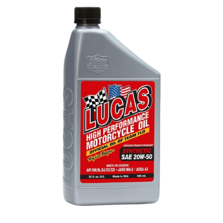 Lucas Oil 10702 SAE 20W-50 Synthetic Motorcycle Oil