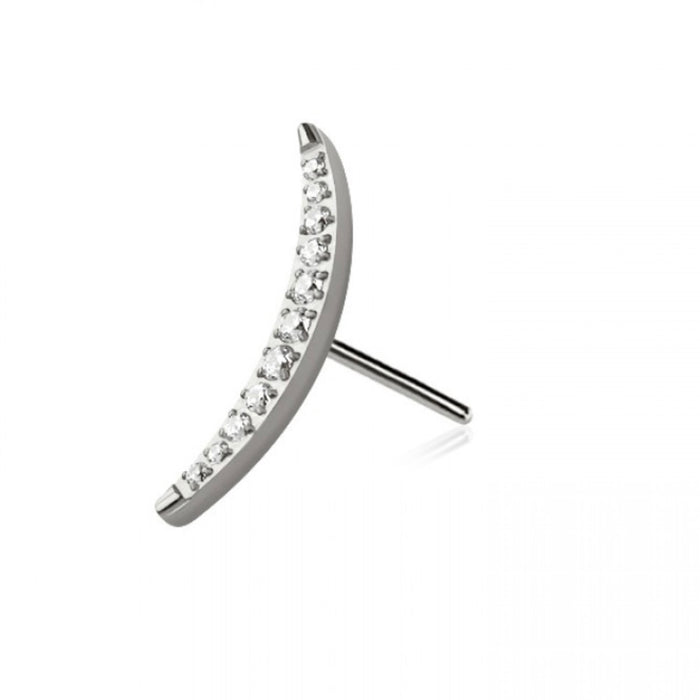 Luna Titanium Flat Labret