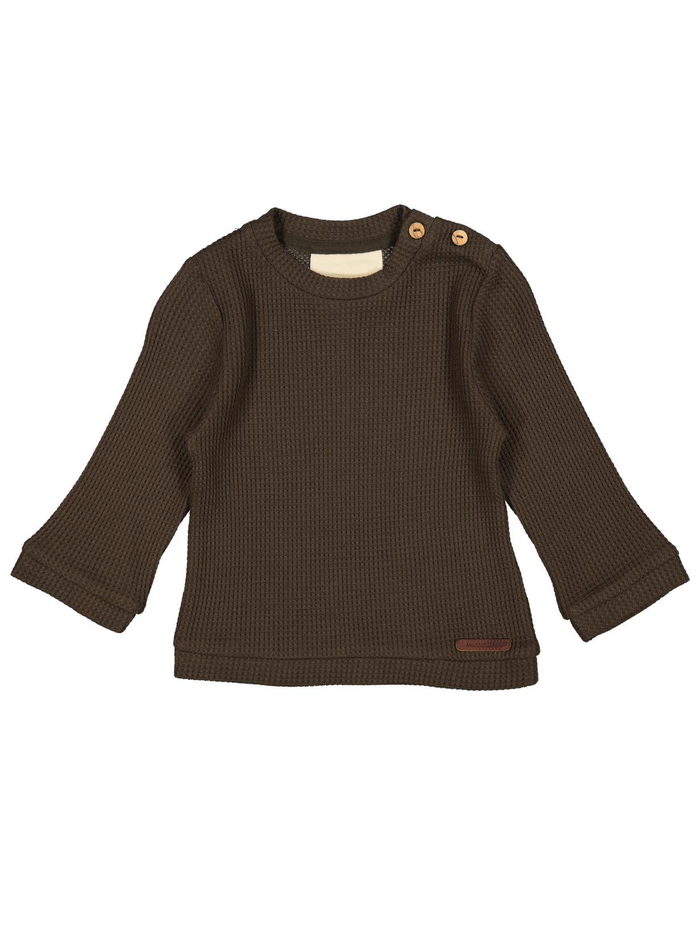 MarMar Long Sleeve Top Trym - Coffee