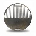 Kettle Smash Griddle and Grill plate with Meatstock logo to suit weber kettle