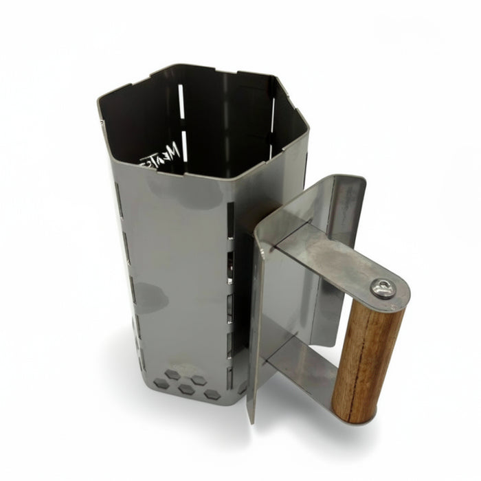 Meatstock Stainless Charcoal Chimney Starter - Mini