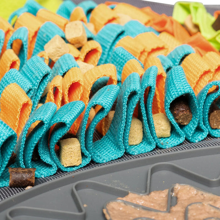 Messy Mutts Square Forage/Snuffle Mat plus Lick Mat, 16" x 16"