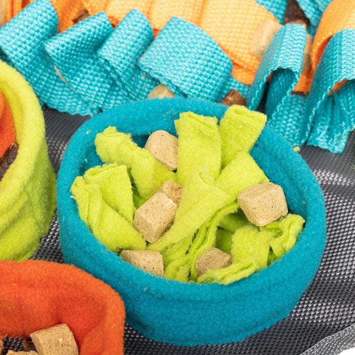 Messy Mutts Square Forage/Snuffle Mat plus Lick Mat, 16" x 16"