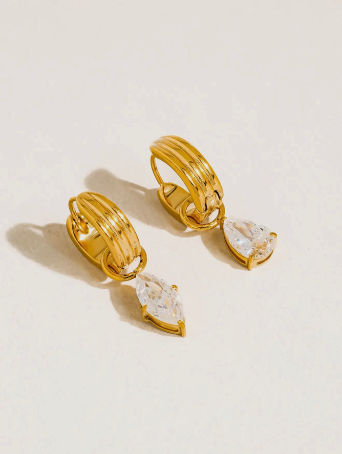 Mismatched Teardrop Earrings