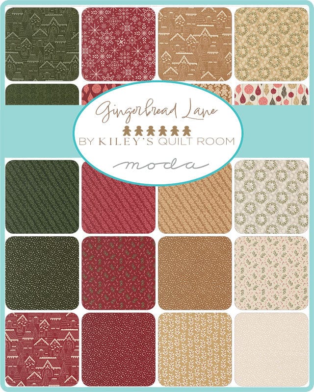 Moda Fabric Pre Cuts Moda Gingerbread Lane Fat Quarter Bundle 29 Pieces - The Sewing Studio