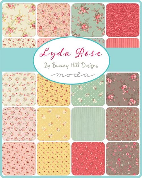 Moda Fabric Pre Cuts Moda Lyda Rose Charm Pack - The Sewing Studio