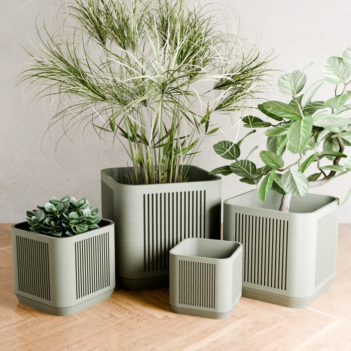 Moxi Muted Green Planter