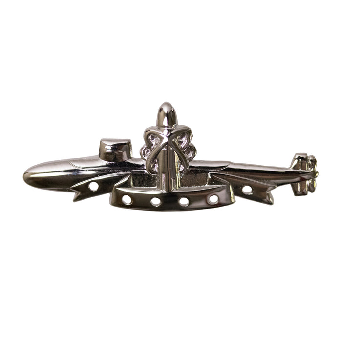Navy Badge: Submarine SSBN Deterrent Patrol - miniature, mirror finish