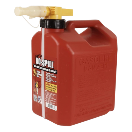 No-Spill Gas Can