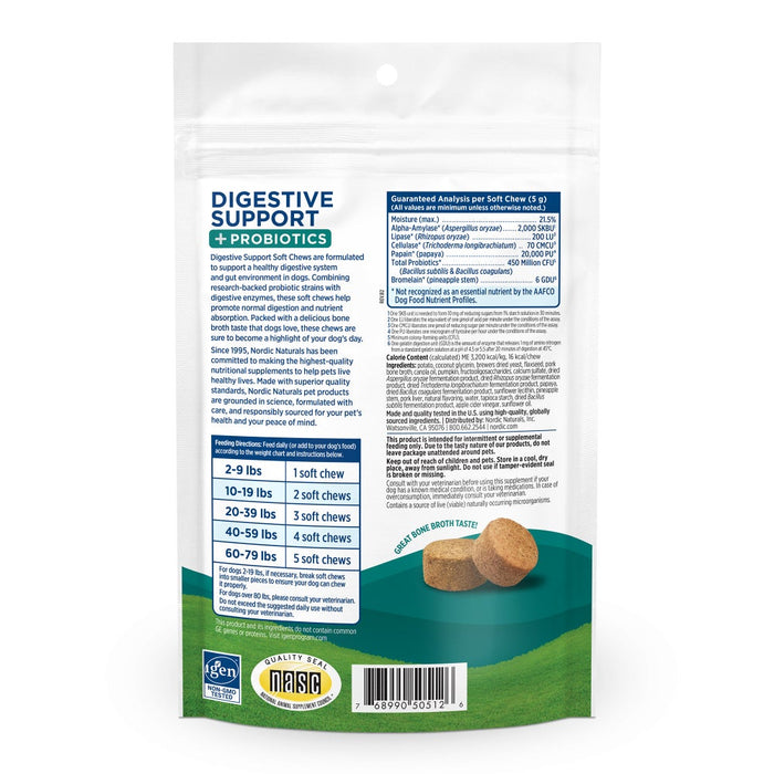 Nordic Naturals Pet Digestive Support Soft Chews