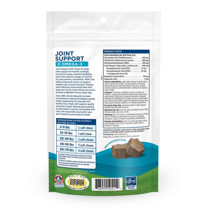 Nordic Naturals Pet Joint Support Soft Chews