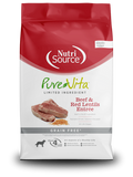 NutriSource® PureVita™ Beef & Red Lentils Entrée Grain Free Limited Ingredient Dog Food