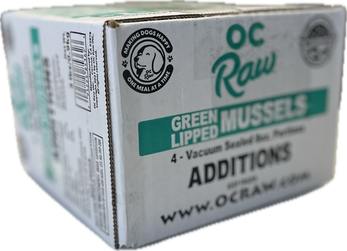 OC Raw Dog Green Lipped Mussels Additions