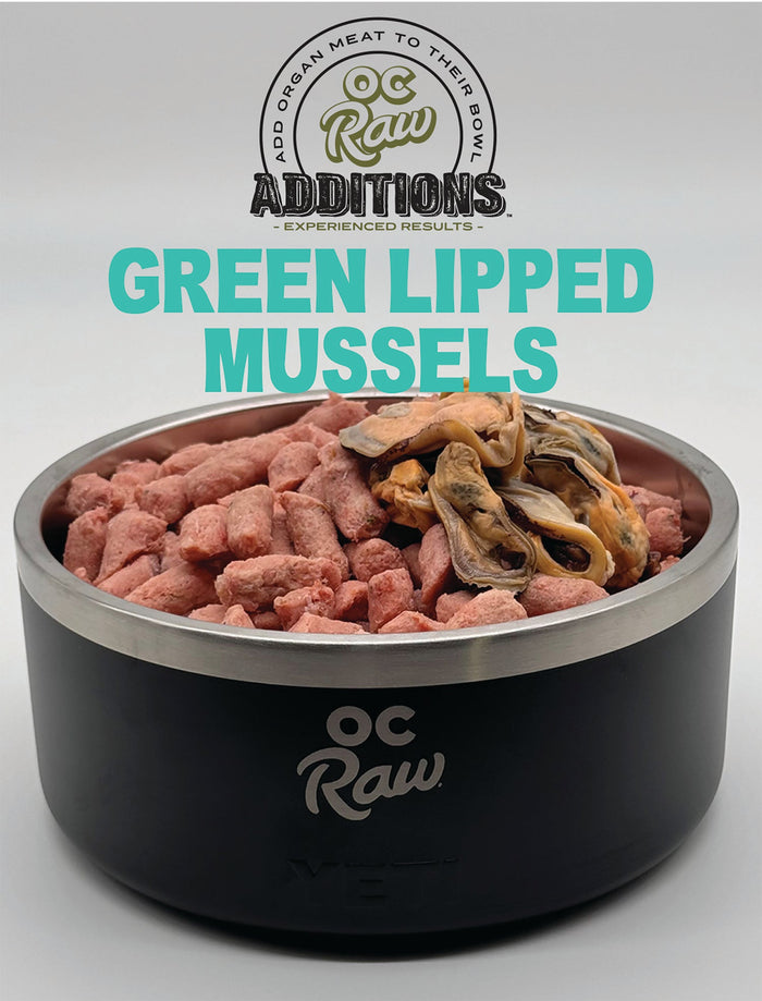 OC Raw Dog Green Lipped Mussels Additions