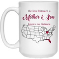 Ohio Florida The Love Mother And Son Mug - Mug Teezalo