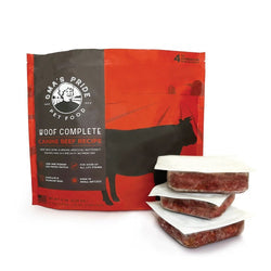 Oma's Pride Woof Complete Dog Recipes (Portion Packs) Beef