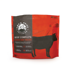 Oma's Pride Woof Complete Dog Recipes (Portion Packs) Beef