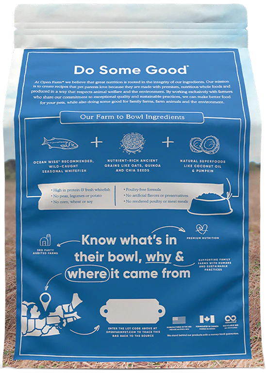 Open Farm Catch-of-the-Season Whitefish & Ancient Grains Dry Dog Food