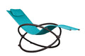 Orbital Lounger - Steel (True Turquoise)