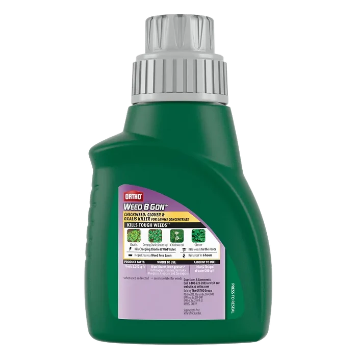 Ortho Weed B Gon Chickweed, Clover & Oxalis Killer for Lawns Concentrate