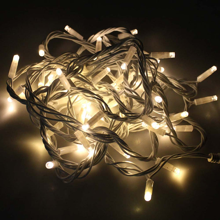 Outdoor LED String Light Set connectable Lighting Party Wedding Warm white