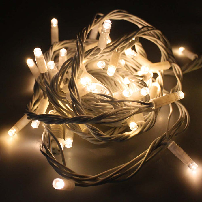 Outdoor LED String Light Set connectable Lighting Party Wedding Warm white