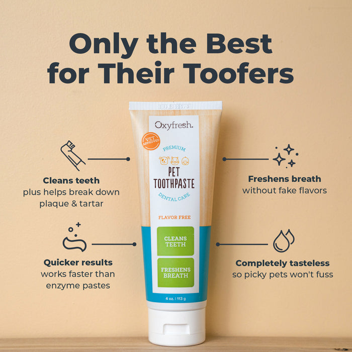 Oxyfresh Premium Pet Toothpaste | Best Way To Clean Pet Teeth & Remove Plaque